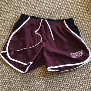 Bloomsburg University running shorts size S womens